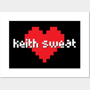 Keith sweat -> pixel art Posters and Art